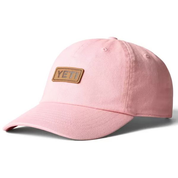 YETI leather Logo Badge - Blossom Light Pink