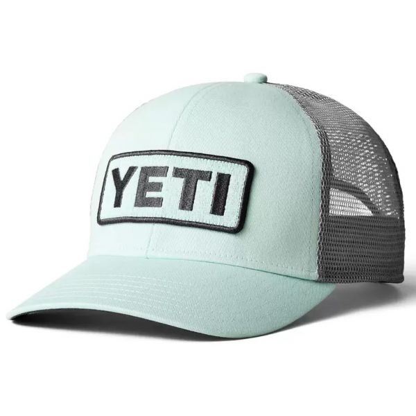 YETI Logo Badge Trucker Hat - Ice Mint