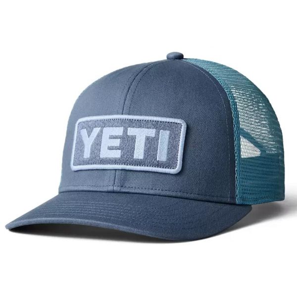 YETI Logo Badge Trucker Hat - Indigo