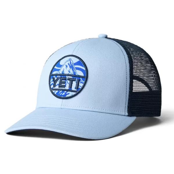 YETI Mountain Badge Hat - Light Blue