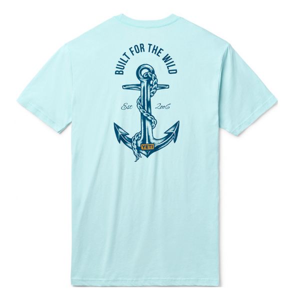 YETI Open Seas Short Sleeve T-Shirt - Light Blue - Large