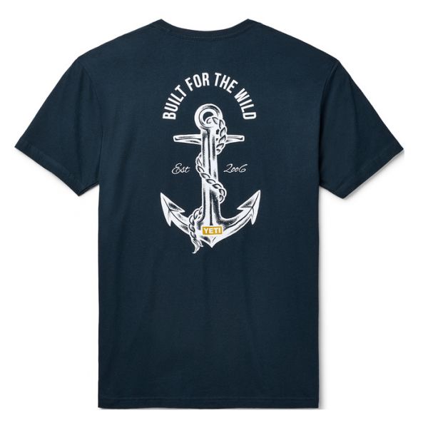 YETI Open Seas Short Sleeve T-Shirt - Navy