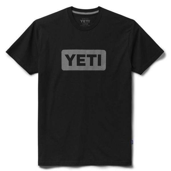 YETI Premium Logo Badge Short Sleeve T-Shirt - Black/Gray -3X-Large