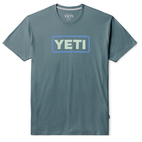 YETI Premium Logo Badge Short Sleeve T-Shirt - Indigo