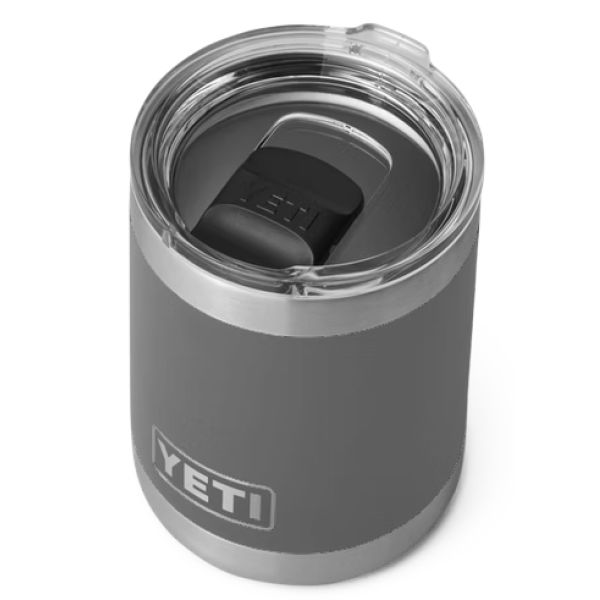 YETI Rambler 10oz Lowball with Magslider Lid - Charcoal