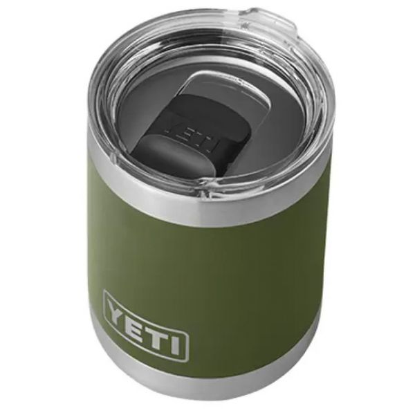 YETI Rambler 10oz Lowball with Magslider Lid - Highlands Olive