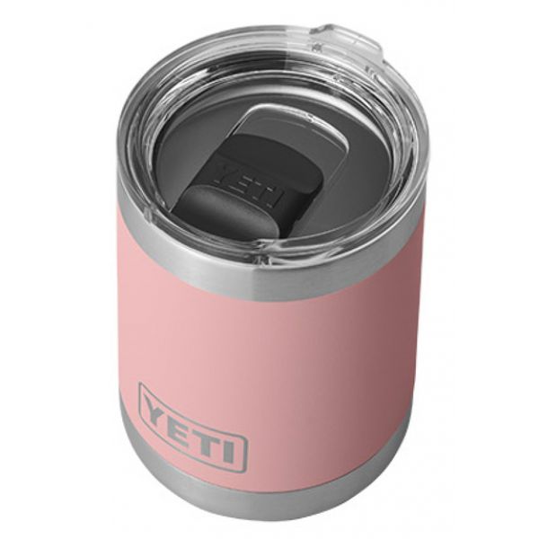 YETI Rambler 10oz Lowball with Magslider Lid - Sandstone Pink