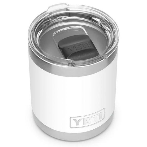 YETI Rambler 10oz Lowball with Magslider Lid - White