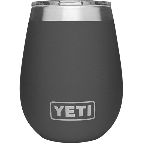 YETI Rambler 10oz Wine Tumbler with Magslider Lid - Charcoal