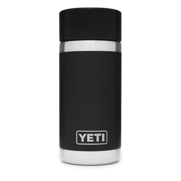 YETI Rambler Bottle 12oz with Hot Shot Cap - Black