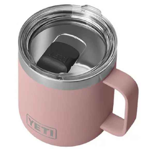 YETI Rambler 14oz Mug with Magslider Lid - Sandstone Pink