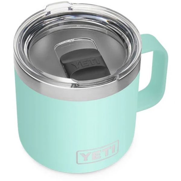 YETI Rambler 14oz Mug with Magslider Lid - Seafoam