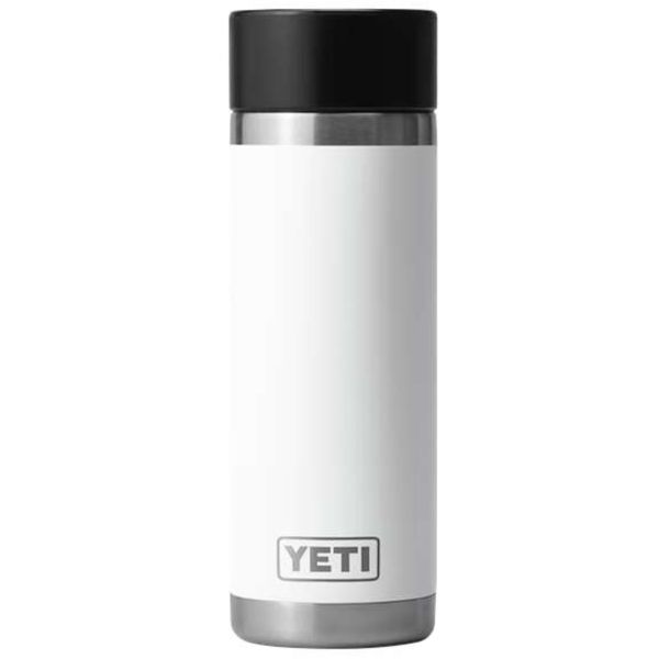 YETI Rambler 18oz Bottle with Hot Shot Cap - White