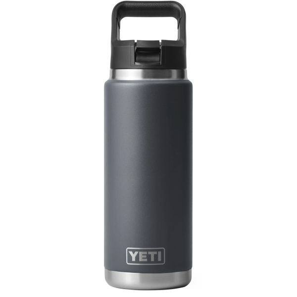 YETI Rambler 26oz Bottle with Straw Cap - Charcoal