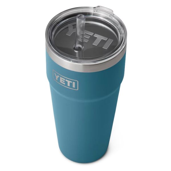 YETI Rambler Cup - 26 oz. - Straw Lid -  Nordic Blue