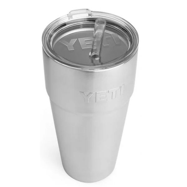 YETI Rambler Cup - 26 oz. - Straw Lid - Stainless Steel