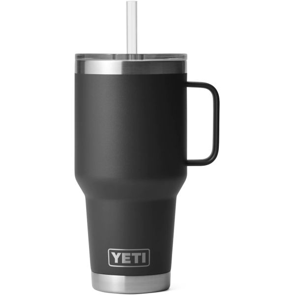 YETI Rambler 35oz Mug with Straw Lid - Black