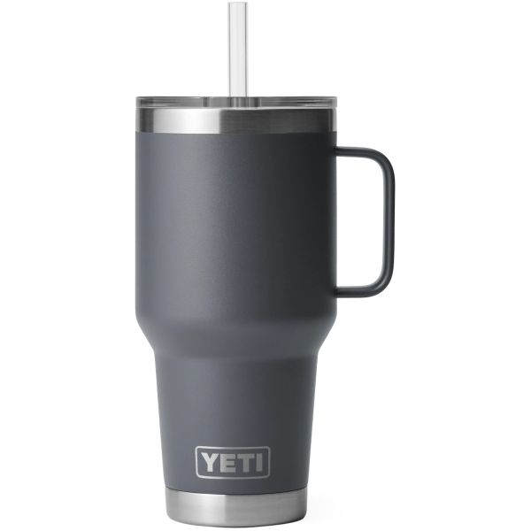 YETI Rambler 35oz Mug with Straw Lid - Charcoal