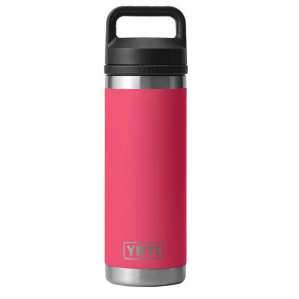 YETI Rambler Bottle - 18 oz. - Chug Cap - Bimini Pink