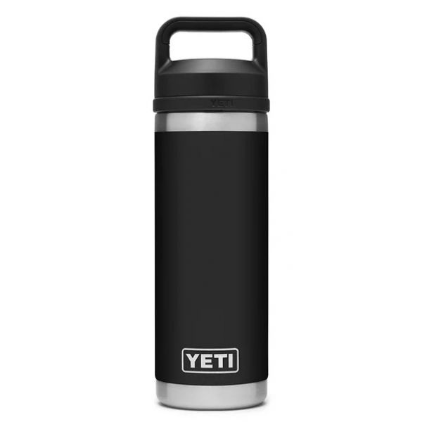 YETI Rambler Bottle - 18 oz. - Chug Cap - Black