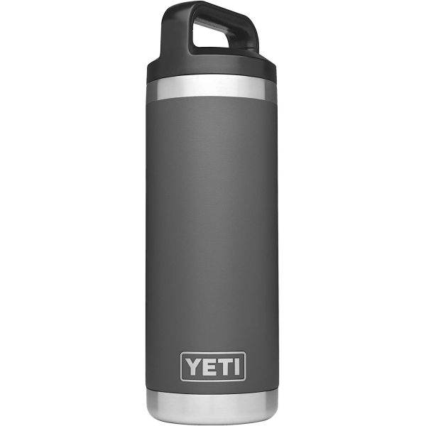 YETI Rambler Bottle - 18 oz. - Chug Cap - Charcoal