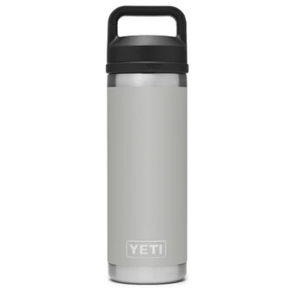 YETI Rambler Bottle - 18 oz. - Chug Cap - Granite Gray