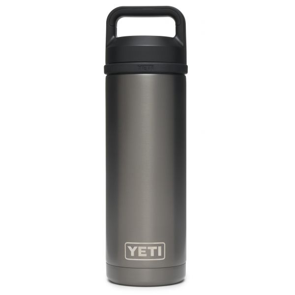 YETI Rambler Bottle - 18 oz. - Chug Cap - Graphite