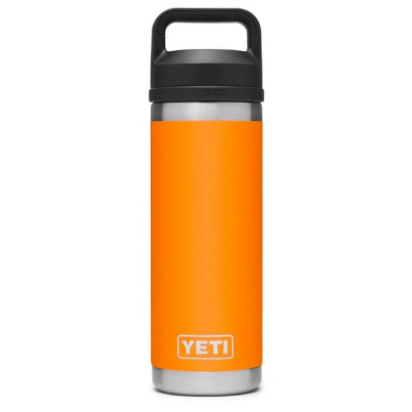 YETI Rambler Bottle - 18 oz. - Chug Cap - King Crab Orange