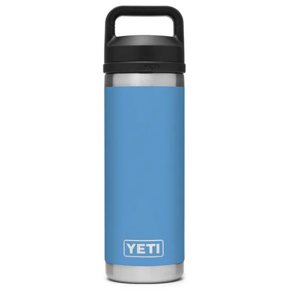 YETI Rambler Bottle - 18 oz. - Chug Cap - Pacific Blue