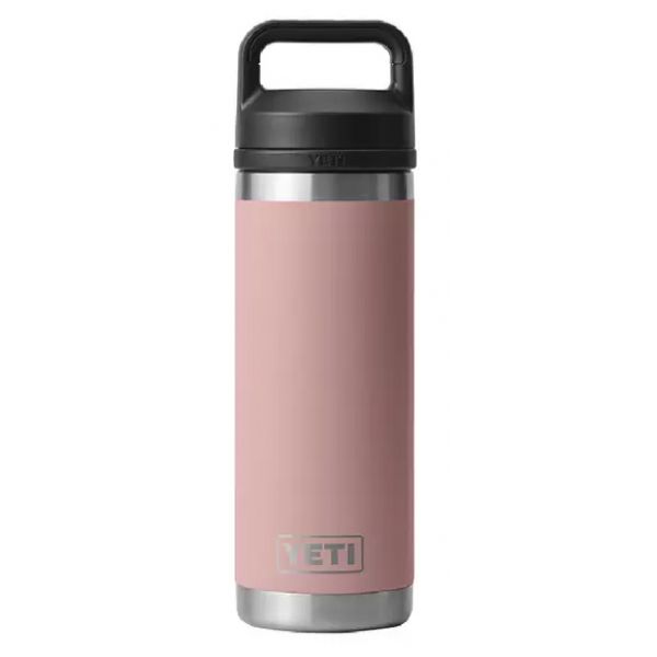 YETI Rambler Bottle - 18 oz. - Chug Cap - Sandstone Pink