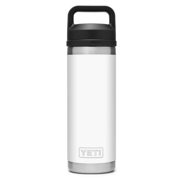 YETI Rambler Bottle - 18 oz. - Chug Cap - White