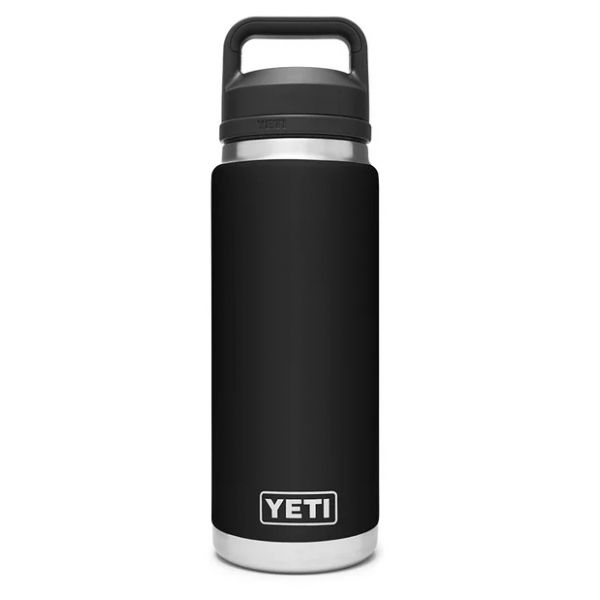 YETI Rambler Bottle - 26 oz. - Chug Cap - Black