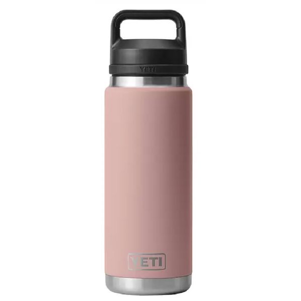 YETI Rambler Bottle - 26 oz. - Chug Cap - Sandstone Pink