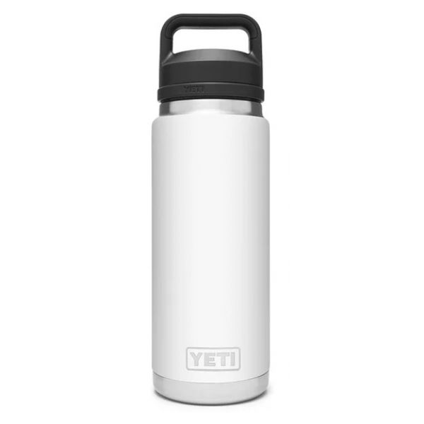 YETI Rambler Bottle - 26 oz. - Chug Cap - White