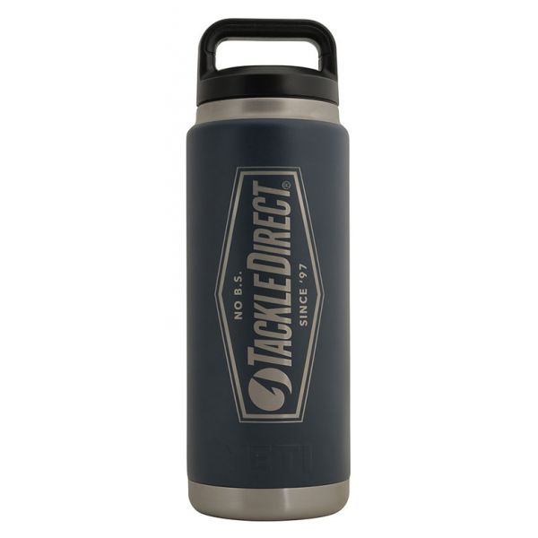 YETI Rambler Bottle 26oz - TackleDirect No BS Logo