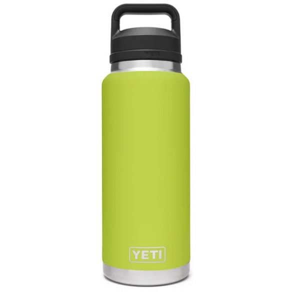 YETI Rambler Bottle - 36 oz. - Chug Cap - Chartreuse