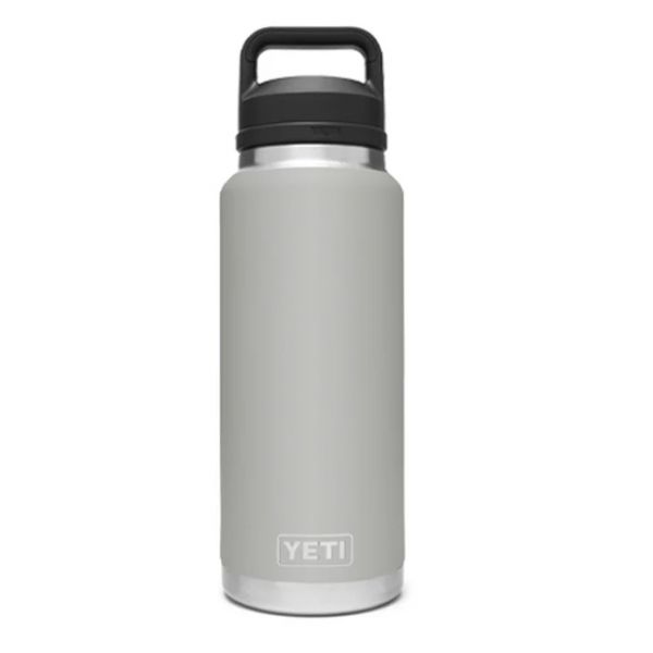 YETI Rambler Bottle - 36 oz. - Chug Cap - Granite Gray