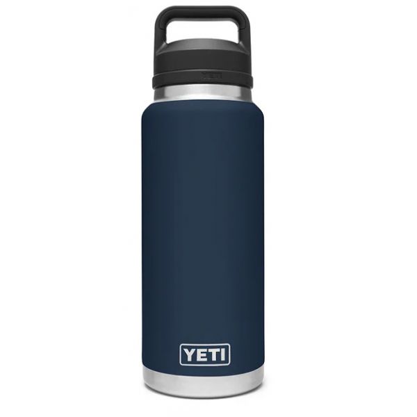 YETI Rambler Bottle - 36 oz. - Chug Cap - Navy