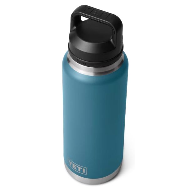 YETI Rambler Bottle - 36 oz. - Chug Cap - Nordic Blue