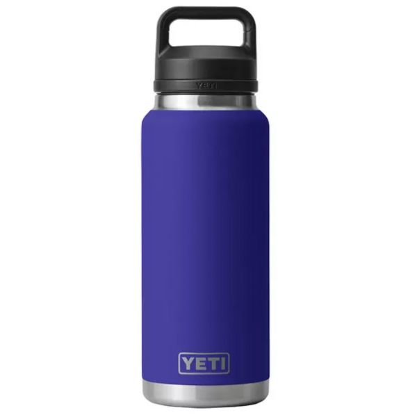 YETI Rambler Bottle - 36 oz. - Chug Cap - Offshore Blue