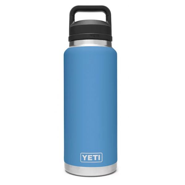 YETI Rambler Bottle - 36 oz. - Chug Cap - Pacific Blue