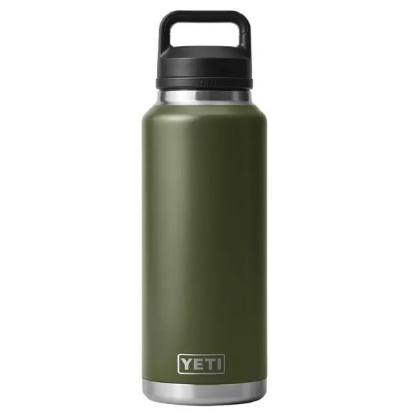 YETI Rambler Bottle - 46 oz. - Chug Cap - Highlands Olive