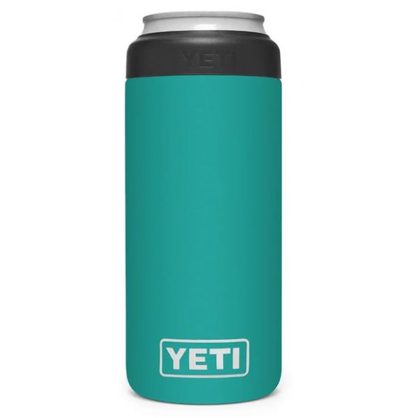 YETI Rambler Colster Slim Can Insulator - Aquifer Blue