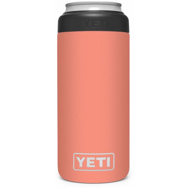 YETI Rambler Colster Slim Can Insulator - Coral