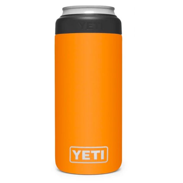 YETI Rambler Colster Slim Can Insulator - King Crab Orange