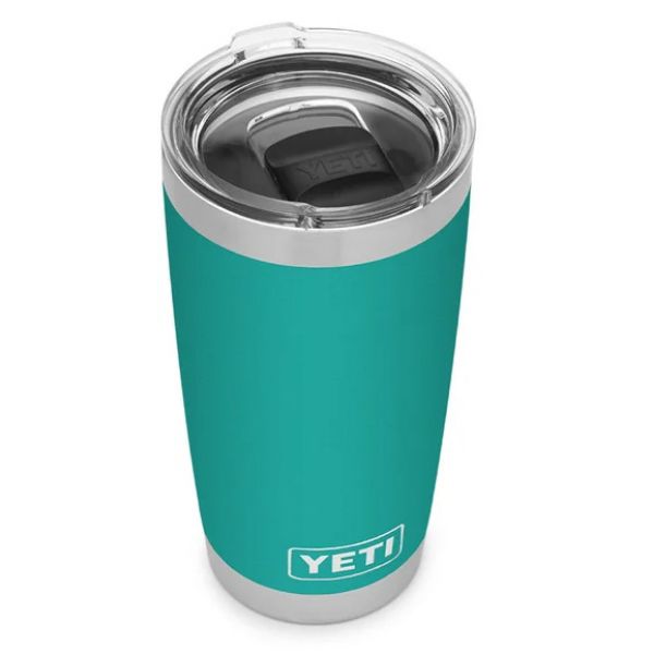 YETI Rambler Tumbler 20oz with Magslider Lid - Aquifer Blue