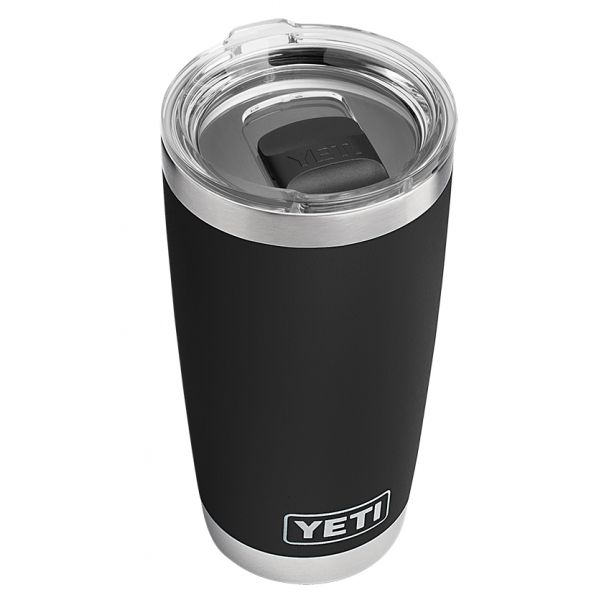 YETI Rambler Tumbler 20oz with Magslider Lid Black