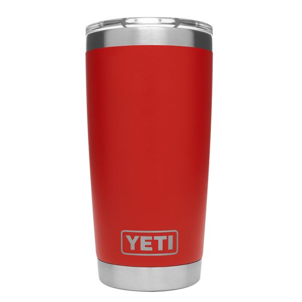 YETI Rambler Tumbler 20oz with MagSlider Lid Canyon Red