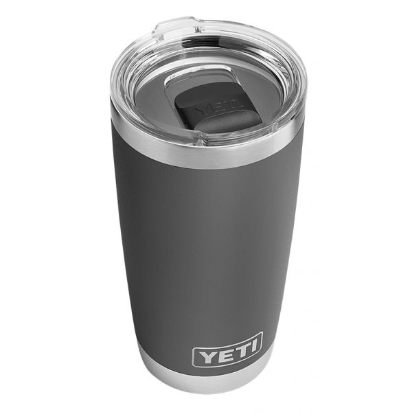 YETI Rambler Tumbler 20oz with Magslider Lid - Charcoal