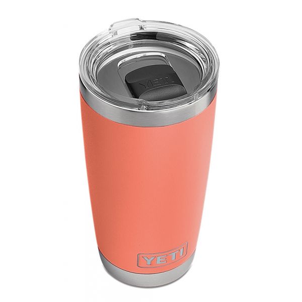 YETI Rambler Tumbler 20oz with Magslider Lid - Coral